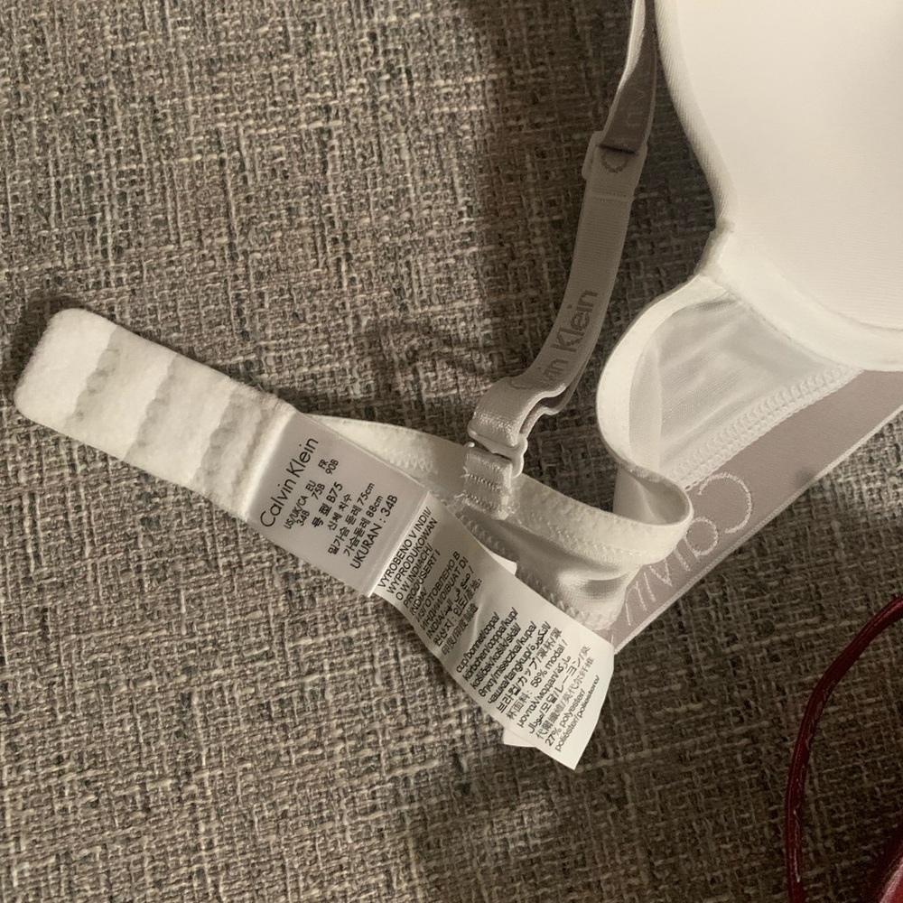 New Unboxed Set Of 2 Calvin Klein 34b Bras - image 4